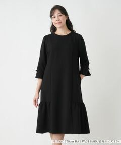 Leilian PLUS HOUSE / レリアンプラスハウス ドレス | フレアワンピース【Leilian WHITE LABEL】【BOURGE】