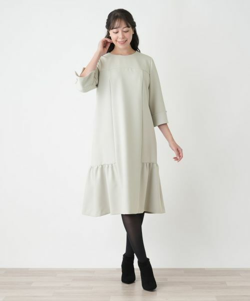 Leilian PLUS HOUSE / レリアンプラスハウス ドレス | フレアワンピース【Leilian WHITE LABEL】【BOURGE】 | 詳細1