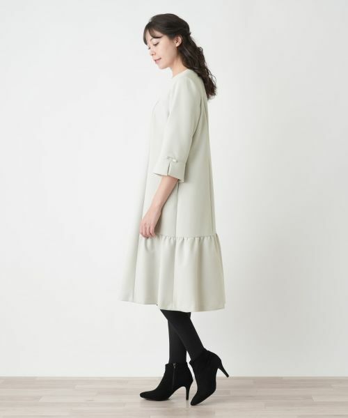 Leilian PLUS HOUSE / レリアンプラスハウス ドレス | フレアワンピース【Leilian WHITE LABEL】【BOURGE】 | 詳細2