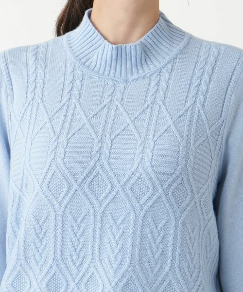 Leilian PLUS HOUSE / レリアンプラスハウス ニット・セーター | カシミヤハイネックニット【Leilian WHITE LABEL】 | 詳細10