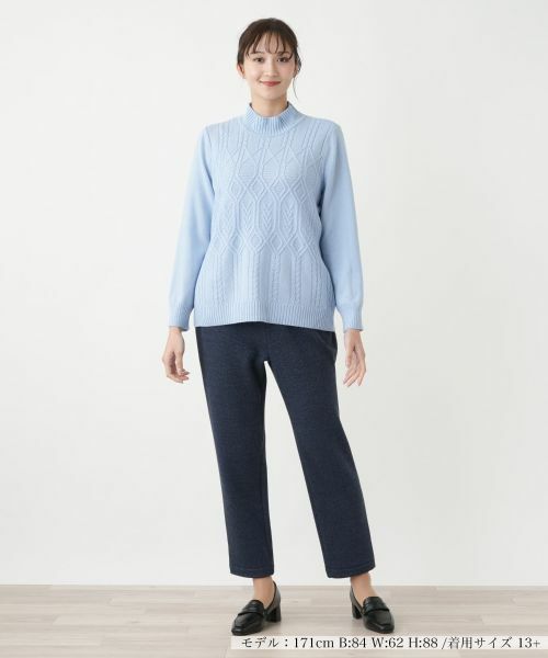 Leilian PLUS HOUSE / レリアンプラスハウス ニット・セーター | カシミヤハイネックニット【Leilian WHITE LABEL】 | 詳細4