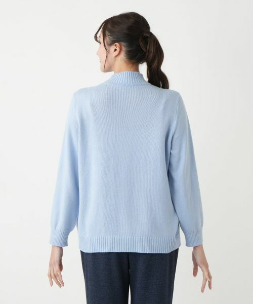 Leilian PLUS HOUSE / レリアンプラスハウス ニット・セーター | カシミヤハイネックニット【Leilian WHITE LABEL】 | 詳細9