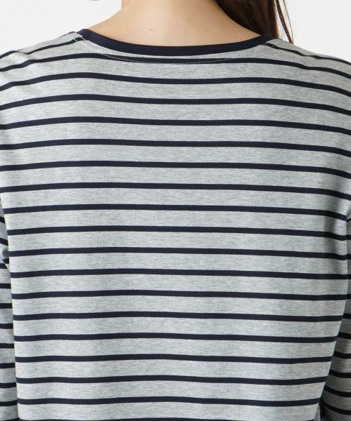 Leilian PLUS HOUSE / レリアンプラスハウス カットソー | ハート×ボーダークルーネックカットソー【MUSE BY ROCHAS Premiere】 | 詳細8