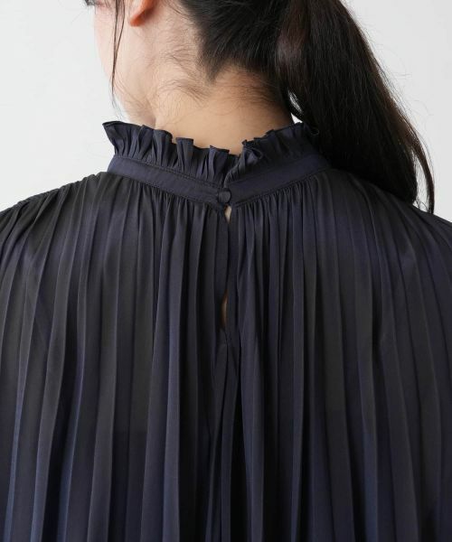 Leilian PLUS HOUSE / レリアンプラスハウス ドレス | 【店舗人気】プリーツノースリーブワンピース【BOURGE】 | 詳細18