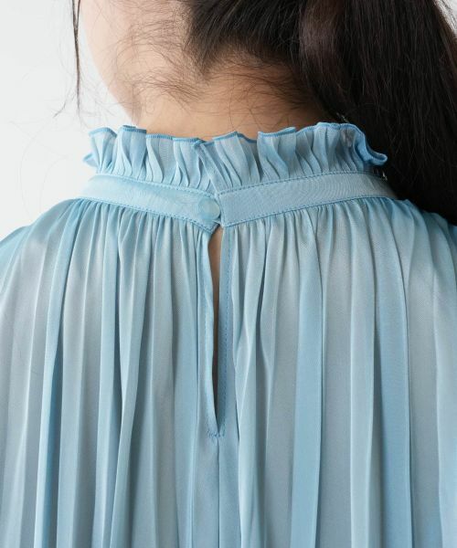 Leilian PLUS HOUSE / レリアンプラスハウス ドレス | 【店舗人気】プリーツノースリーブワンピース【BOURGE】 | 詳細4