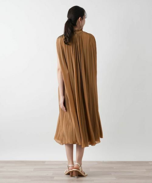 Leilian PLUS HOUSE / レリアンプラスハウス ドレス | 【店舗人気】プリーツノースリーブワンピース【BOURGE】 | 詳細8