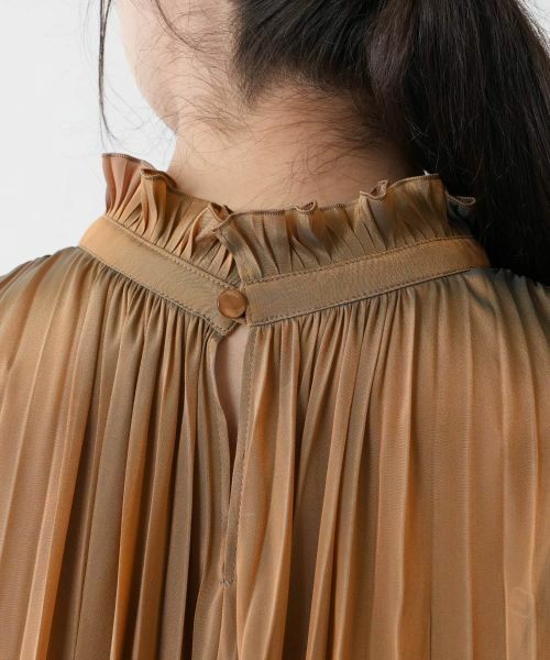 Leilian PLUS HOUSE / レリアンプラスハウス ドレス | 【店舗人気】プリーツノースリーブワンピース【BOURGE】 | 詳細9