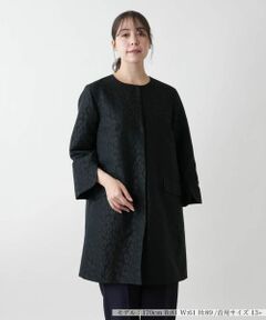 Leilian PLUS HOUSE / レリアンプラスハウス その他アウター | ノーカラーコート【BOURGE】