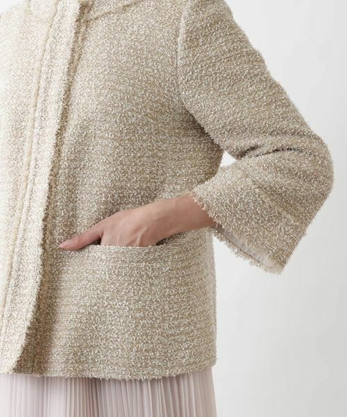 Leilian PLUS HOUSE / レリアンプラスハウス テーラードジャケット | 【店舗人気】ノーカラージャケット【BOURGE】 | 詳細10