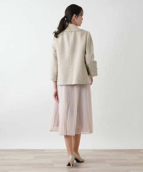 Leilian PLUS HOUSE / レリアンプラスハウス テーラードジャケット | 【店舗人気】ノーカラージャケット【BOURGE】 | 詳細3