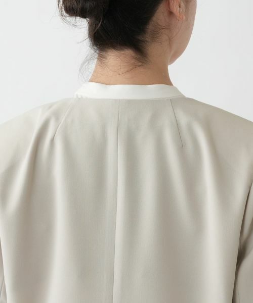 Leilian PLUS HOUSE / レリアンプラスハウス テーラードジャケット | 【店舗人気】ノーカラーVネックジャケット【BOURGE】 | 詳細11