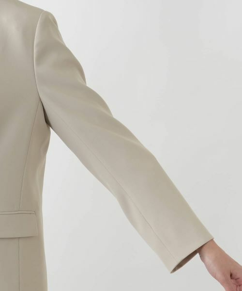 Leilian PLUS HOUSE / レリアンプラスハウス テーラードジャケット | 【店舗人気】ノーカラーVネックジャケット【BOURGE】 | 詳細12