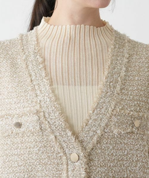 Leilian PLUS HOUSE / レリアンプラスハウス テーラードジャケット | Vネックベスト【BOURGE】 | 詳細7