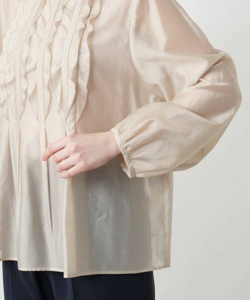 Leilian PLUS HOUSE / レリアンプラスハウス シャツ・ブラウス | 【店舗人気】フリルブラウス【BOURGE】 | 詳細12