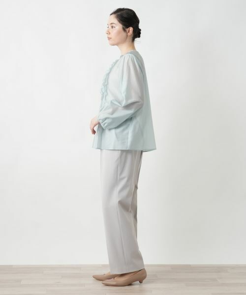 Leilian PLUS HOUSE / レリアンプラスハウス シャツ・ブラウス | 【店舗人気】フリルブラウス【BOURGE】 | 詳細2