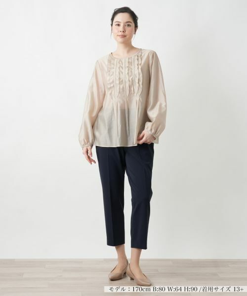 Leilian PLUS HOUSE / レリアンプラスハウス シャツ・ブラウス | 【店舗人気】フリルブラウス【BOURGE】 | 詳細4