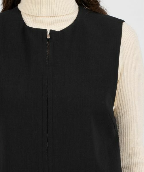 Leilian PLUS HOUSE / レリアンプラスハウス テーラードジャケット | 【店舗人気】ノーカラーベスト | 詳細4
