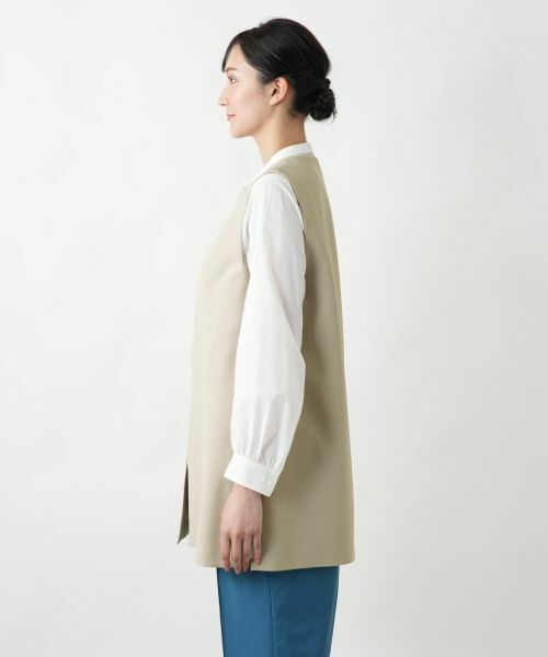 Leilian PLUS HOUSE / レリアンプラスハウス テーラードジャケット | 【店舗人気】ノーカラーベスト | 詳細9