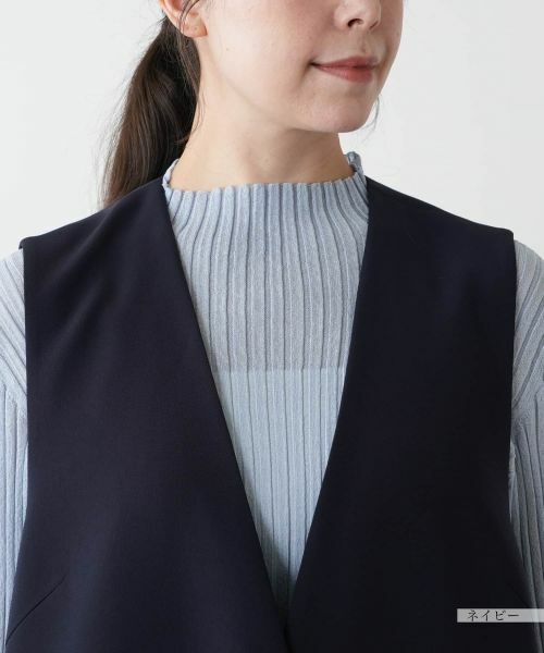 Leilian PLUS HOUSE / レリアンプラスハウス テーラードジャケット | 【店舗人気】Vネックロングジレ【BOURGE】 | 詳細13