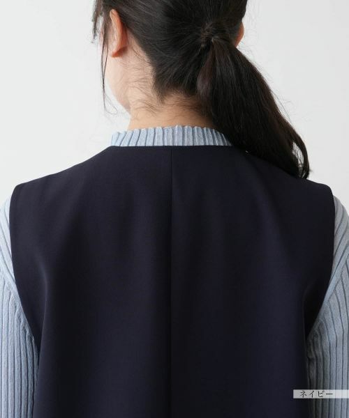Leilian PLUS HOUSE / レリアンプラスハウス テーラードジャケット | 【店舗人気】Vネックロングジレ【BOURGE】 | 詳細14