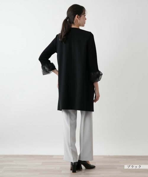 Leilian PLUS HOUSE / レリアンプラスハウス テーラードジャケット | 【店舗人気】Vネックロングジレ【BOURGE】 | 詳細6