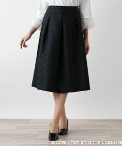 Leilian PLUS HOUSE / レリアンプラスハウス ミニ・ひざ丈スカート | フレアスカート【BOURGE】