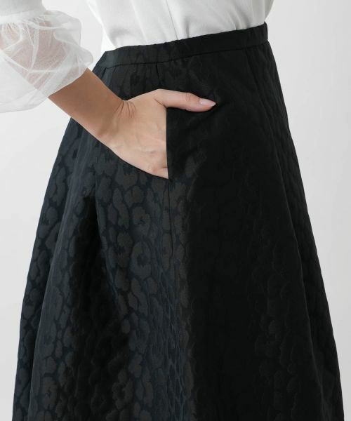 Leilian PLUS HOUSE / レリアンプラスハウス ミニ・ひざ丈スカート | フレアスカート【BOURGE】 | 詳細8