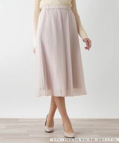 Leilian PLUS HOUSE / レリアンプラスハウス ミニ・ひざ丈スカート | 【店舗人気】アコーディオンプリーツスカート【BOURGE】