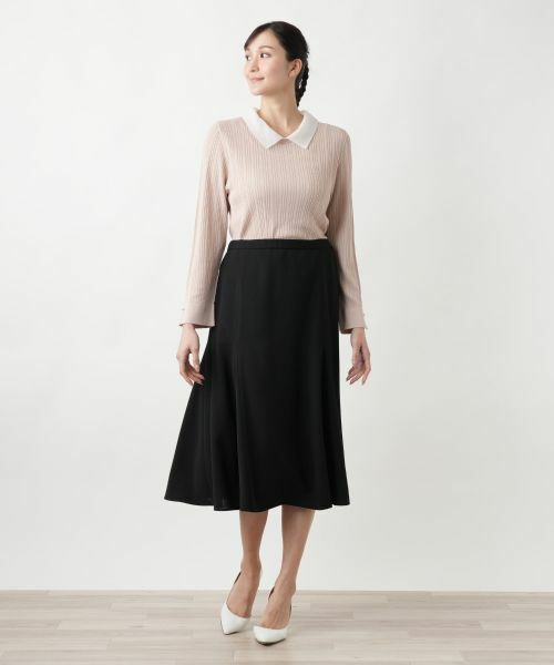 Leilian PLUS HOUSE / レリアンプラスハウス ミニ・ひざ丈スカート | フレアスカ−ト | 詳細1