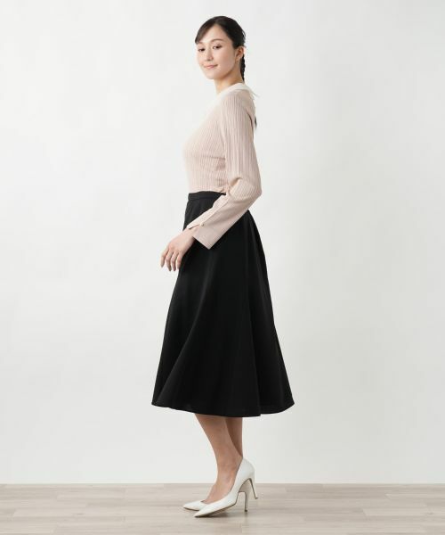 Leilian PLUS HOUSE / レリアンプラスハウス ミニ・ひざ丈スカート | フレアスカ−ト | 詳細2
