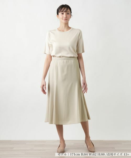 Leilian PLUS HOUSE / レリアンプラスハウス ミニ・ひざ丈スカート | フレアスカ−ト | 詳細4