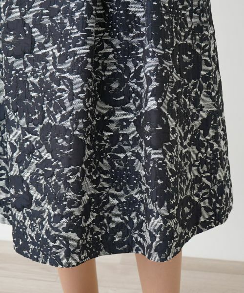 Leilian PLUS HOUSE / レリアンプラスハウス ミニ・ひざ丈スカート | 【店舗人気】膨れジャカードタックスカート | 詳細10