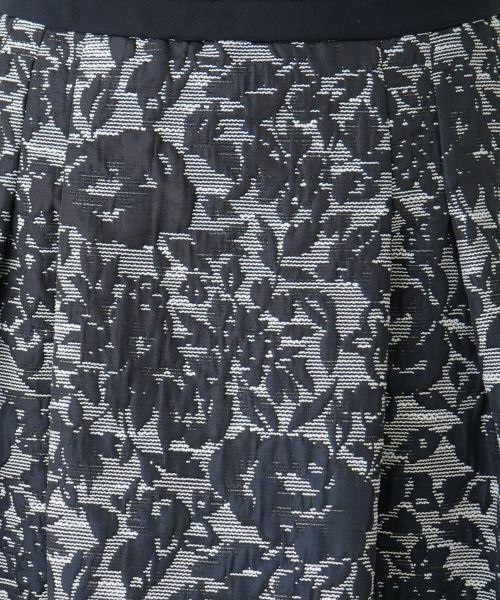 Leilian PLUS HOUSE / レリアンプラスハウス ミニ・ひざ丈スカート | 【店舗人気】膨れジャカードタックスカート | 詳細12