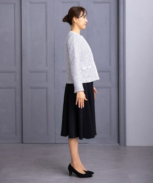 Leilian PLUS HOUSE / レリアンプラスハウス テーラードジャケット | 【店舗人気】ノーカラーツイードジャケット【セレモニー】 | 詳細6