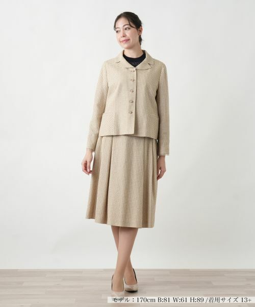 Leilian PLUS HOUSE / レリアンプラスハウス セットアップ | 【店舗人気】ツイードスーツ【セレモニー】 | 詳細4