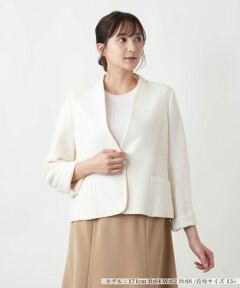 Leilian PLUS HOUSE / レリアンプラスハウス テーラードジャケット | 【店舗人気】ノーカラージャケット