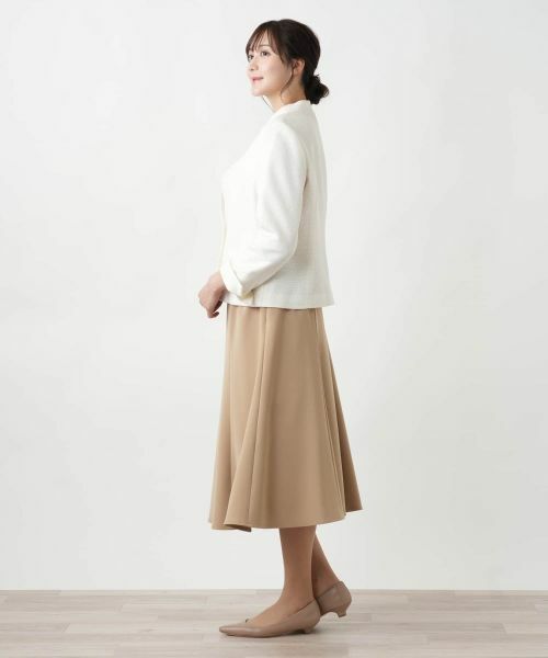 Leilian PLUS HOUSE / レリアンプラスハウス テーラードジャケット | 【店舗人気】ノーカラージャケット | 詳細2