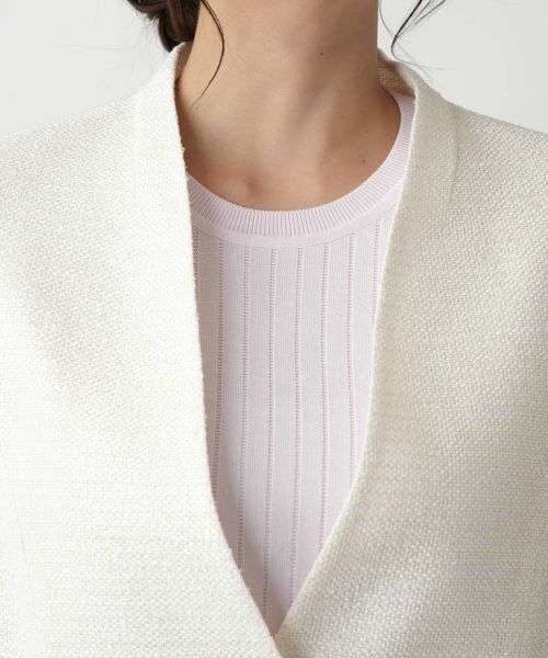 Leilian PLUS HOUSE / レリアンプラスハウス テーラードジャケット | 【店舗人気】ノーカラージャケット | 詳細7