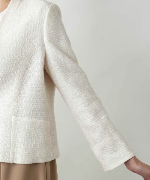 Leilian PLUS HOUSE / レリアンプラスハウス テーラードジャケット | 【店舗人気】ノーカラージャケット | 詳細9