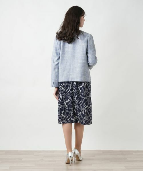 Leilian PLUS HOUSE / レリアンプラスハウス テーラードジャケット | 【店舗人気】ノーカラージャケット | 詳細3