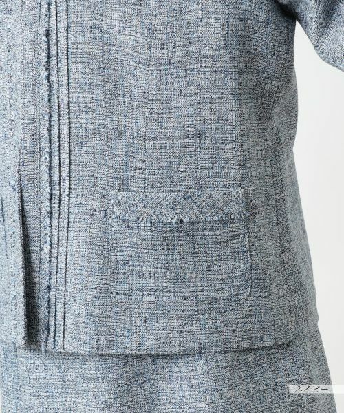 Leilian PLUS HOUSE / レリアンプラスハウス セットアップ | 【店舗人気】ツイードノーカラースーツ | 詳細17