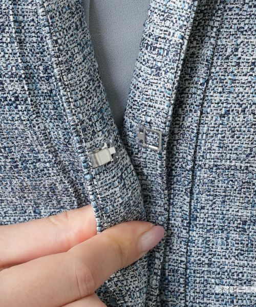 Leilian PLUS HOUSE / レリアンプラスハウス セットアップ | 【店舗人気】ツイードノーカラースーツ | 詳細18