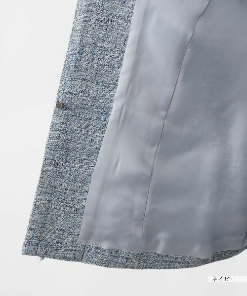 Leilian PLUS HOUSE / レリアンプラスハウス セットアップ | 【店舗人気】ツイードノーカラースーツ | 詳細20