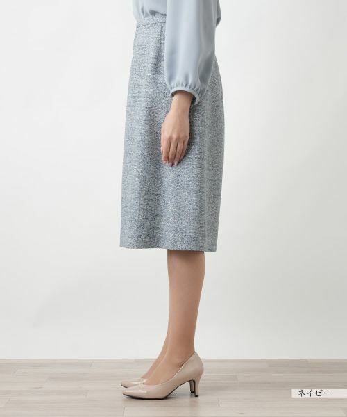 Leilian PLUS HOUSE / レリアンプラスハウス セットアップ | 【店舗人気】ツイードノーカラースーツ | 詳細23