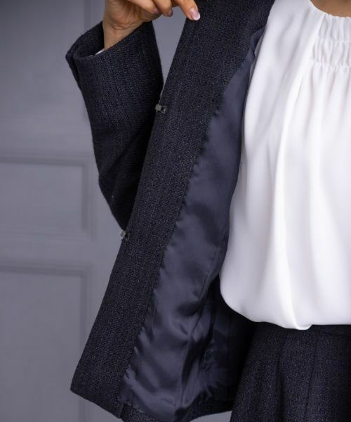Leilian PLUS HOUSE / レリアンプラスハウス セットアップ | 【店舗人気】ノーカラージャケットスーツ【セレモニー】 | 詳細14