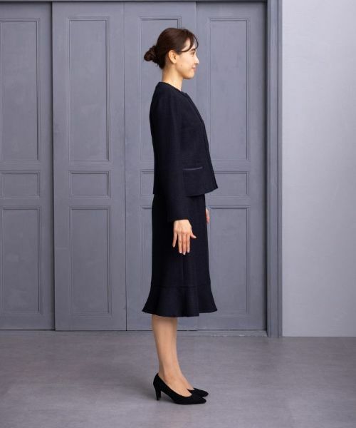 Leilian PLUS HOUSE / レリアンプラスハウス セットアップ | 【店舗人気】ノーカラージャケットスーツ【セレモニー】 | 詳細7