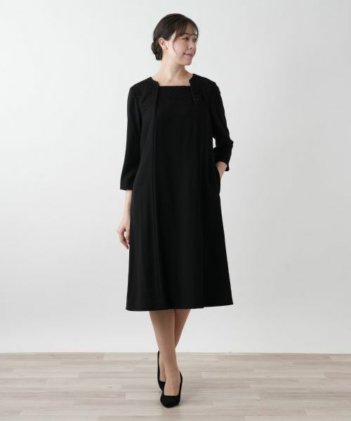 Leilian PLUS HOUSE / レリアンプラスハウス ドレス | 【店舗人気】ワンピースアンサンブル【ブラックフォーマル】 | 詳細13