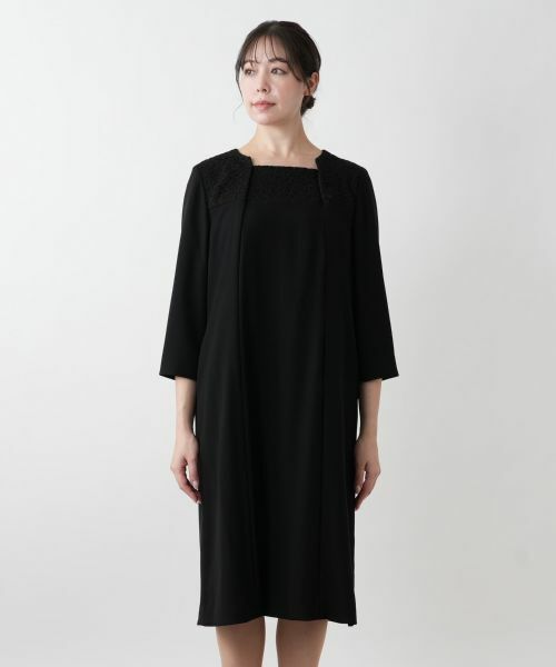 Leilian PLUS HOUSE / レリアンプラスハウス ドレス | 【店舗人気】ワンピースアンサンブル【ブラックフォーマル】 | 詳細16