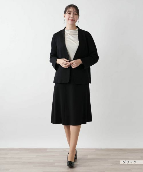 Leilian PLUS HOUSE / レリアンプラスハウス テーラードジャケット | 【店舗人気】ノーカラージャケット | 詳細1