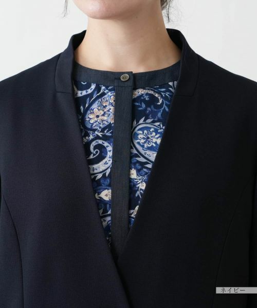 Leilian PLUS HOUSE / レリアンプラスハウス テーラードジャケット | 【店舗人気】ノーカラージャケット | 詳細11